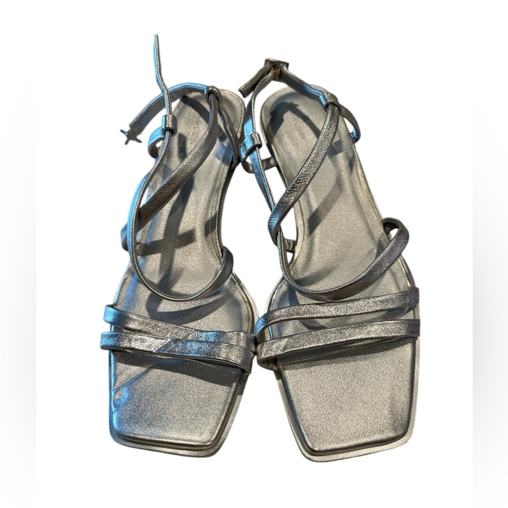 Caslon Metallic Silver Wedge Sandals
**MULTIPLE SIZES**